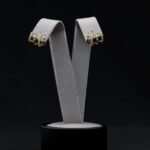 DiamondLite CZ 4-in-1 Illusion Earrings – Sterling Silver, 18K Gold Plated