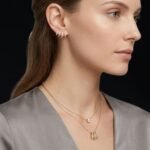 DiamondLite CZ 4-in-1 Illusion Earrings – Sterling Silver, 18K Gold Plated - Image 2