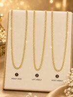 Classic Gold Cuban Link Chain Necklace for Men & Women , Gold Tone Curb Chain , Minimalist Fashion Jewelry
